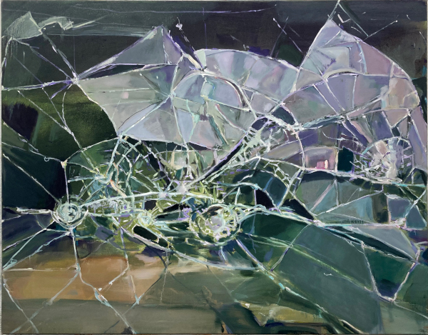 A4 07 Glas 8 2024 Oel auf Lwd 110 x 140 cm 600