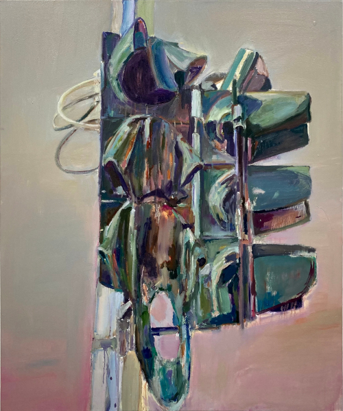 A5 No Stop No GO  2022 Oel auf Leinwand 120 x 100 cm 600