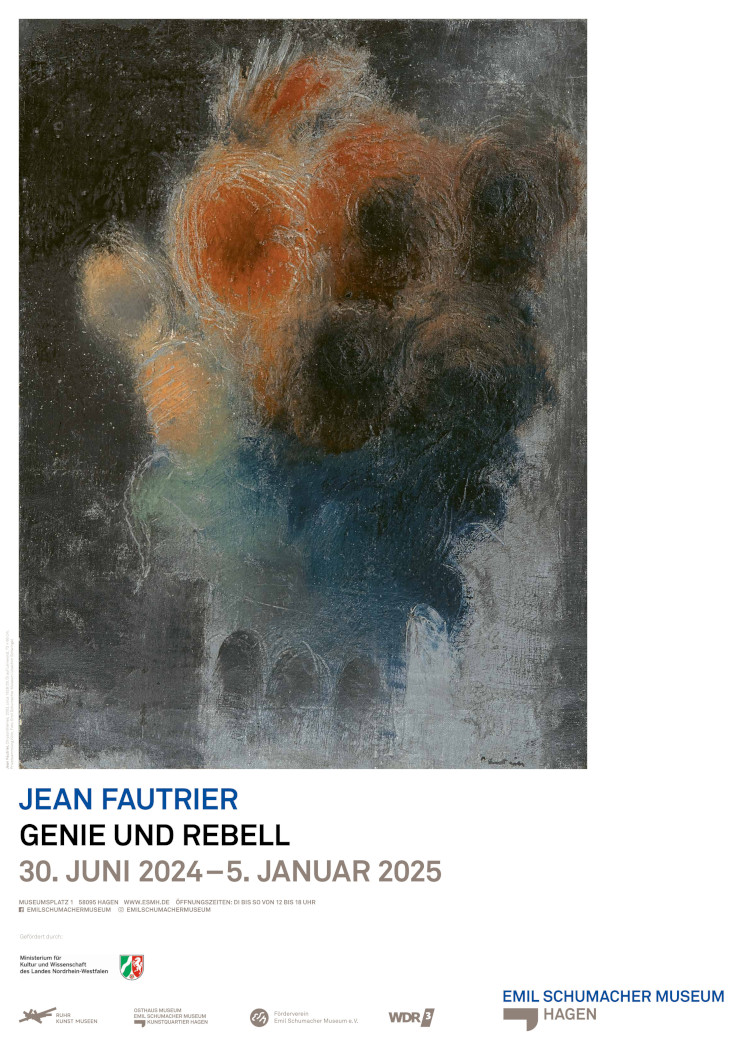 Jean Fautrier Poster Version Juni bis Januar 1050